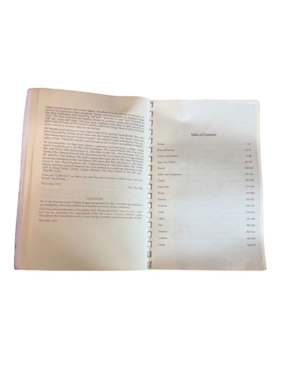 Cotton Country Collection Cookbook Junior Charity League Monroe Louisiana South